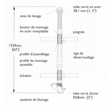 Autres produits et articles complémentaires Poteau de sécurité - Modèle PS
