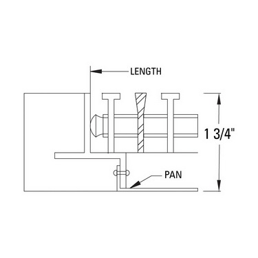 Grilles gratte-pieds Grilles gratte-pieds avec alternance lames en T (LT) et lames droites (D) - LTD