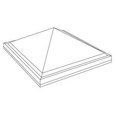Lanterneaux - Puits de lumière Lanterneau pyramide  JP